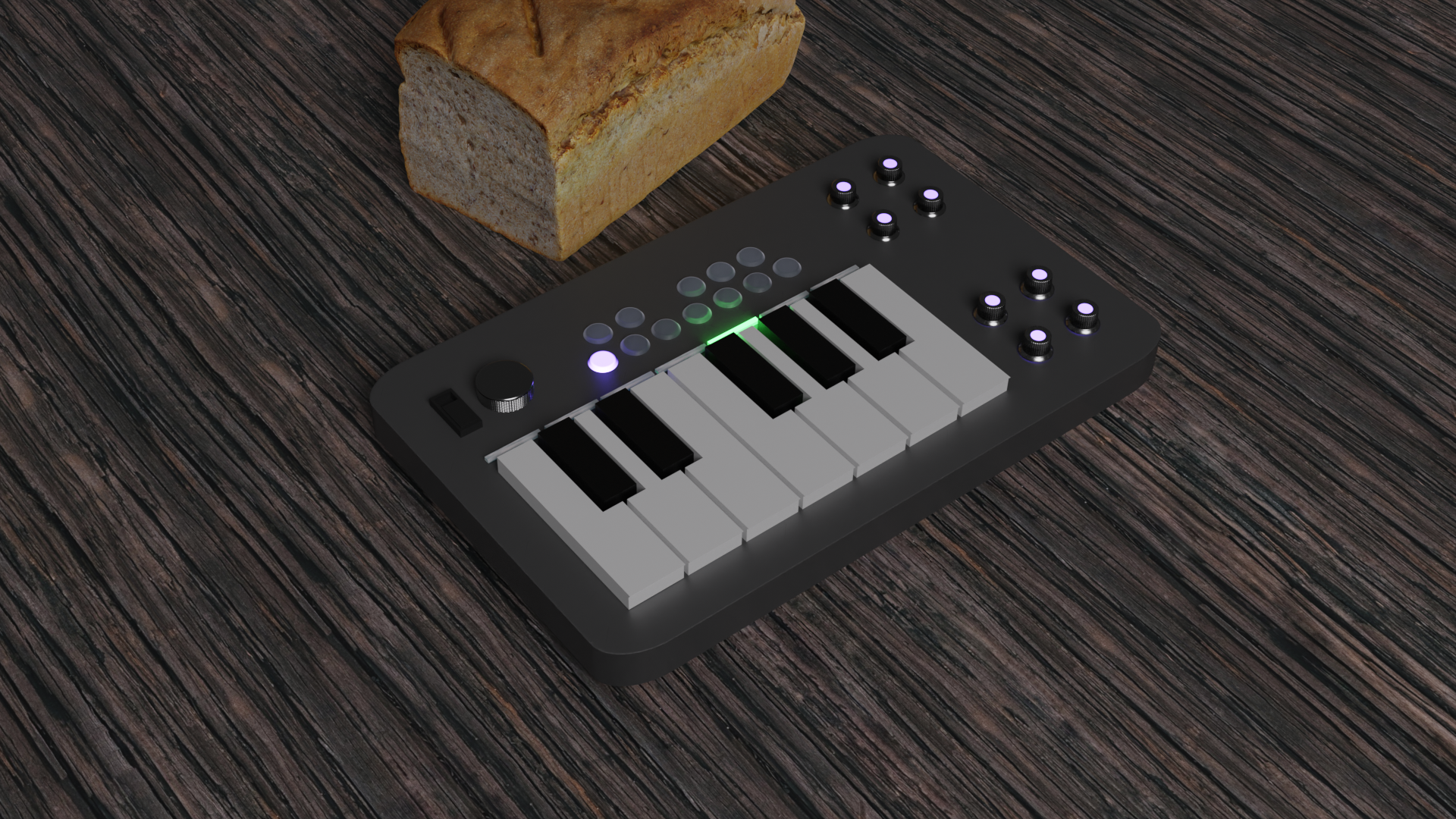 Maze MIDI 3D Model